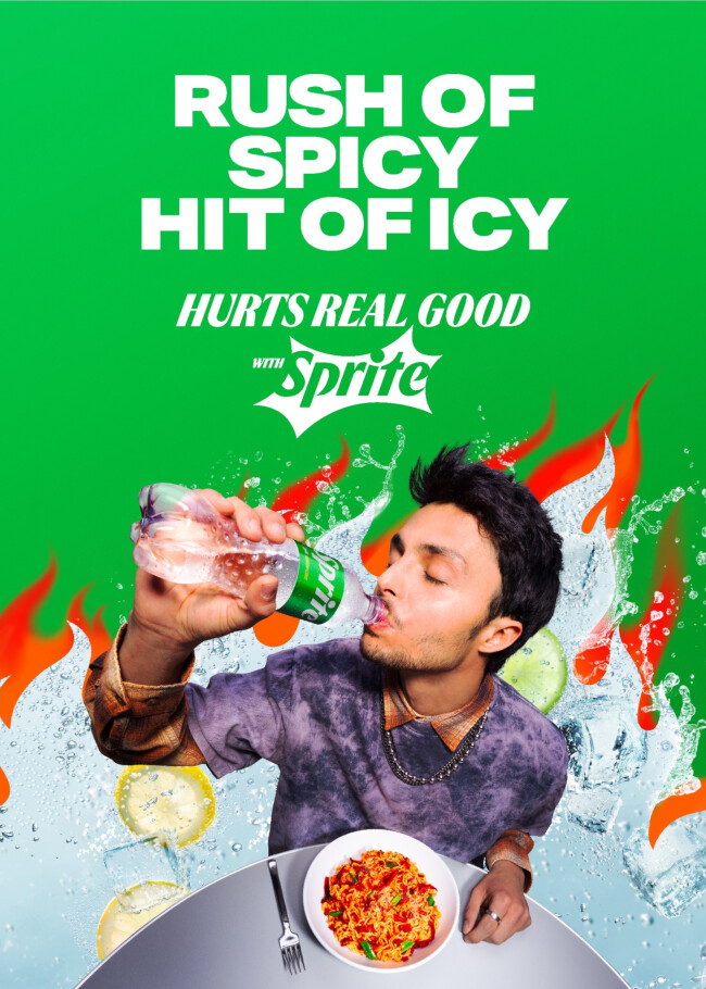 Sprite's 'Hurts Real Good' Banner | Source: Sprite Sprite's 'Hurts Real Good' Banner | Source: Sprite