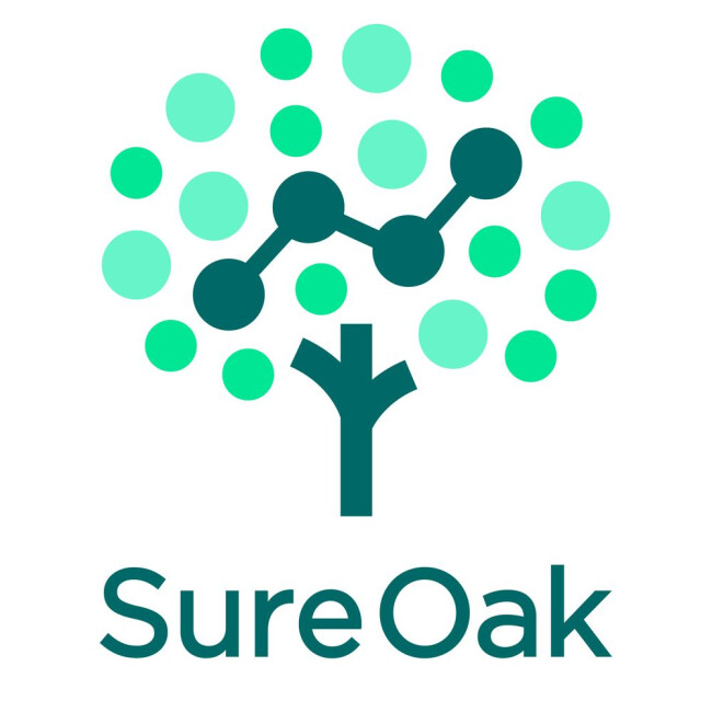 Sure Oak logo.