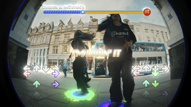 Fans Doing "Side Missions" in McDonald's Spot | Source: McDonald's UK Fans Doing "Side Missions" in McDonald's Spot | Source: McDonald's UK