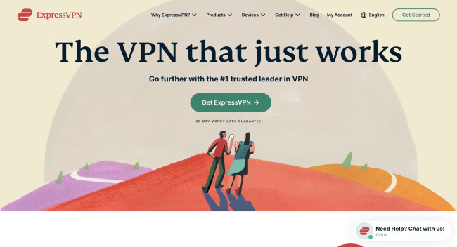 express vpn webpage