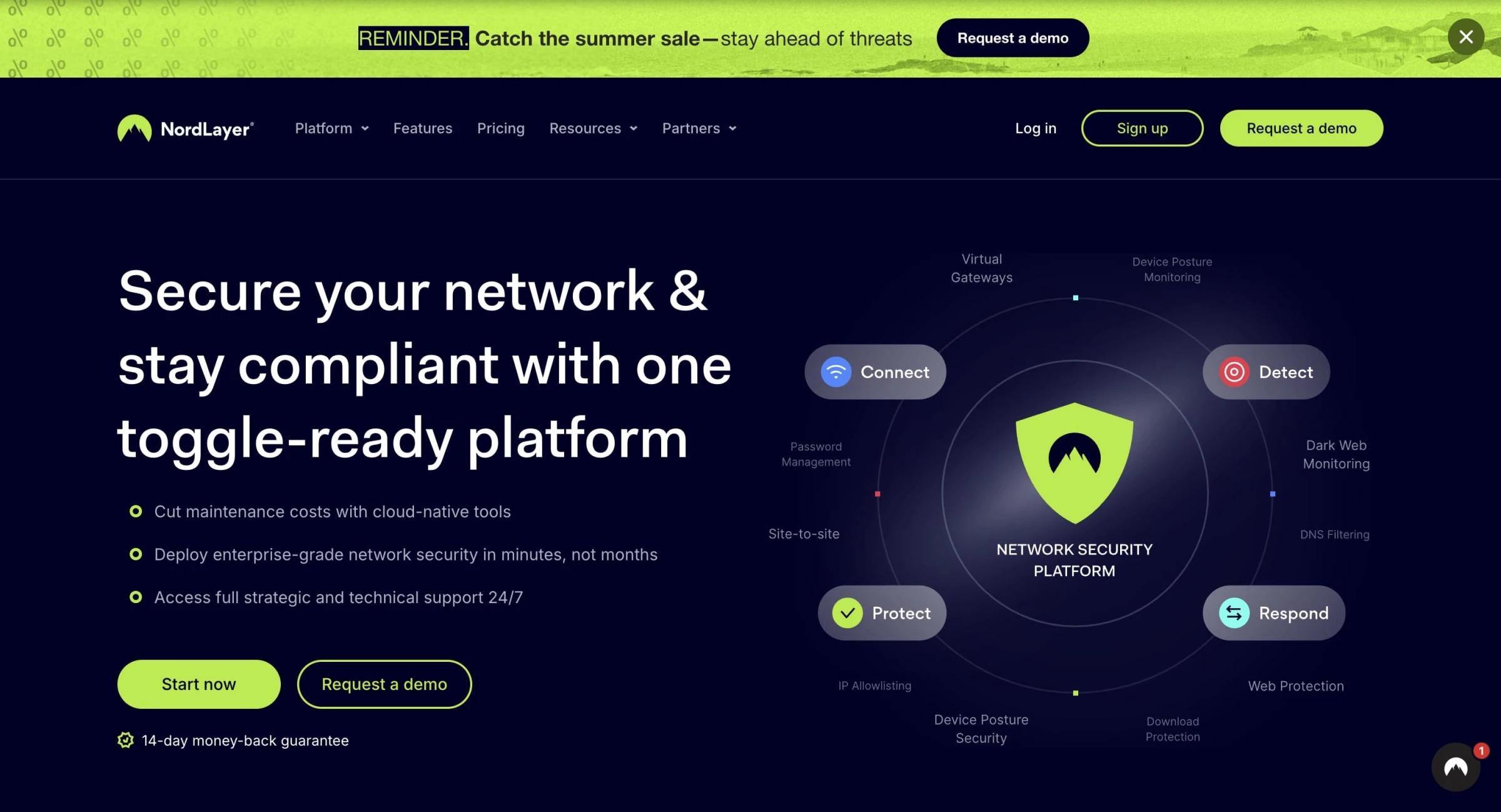 nordlayer webpage