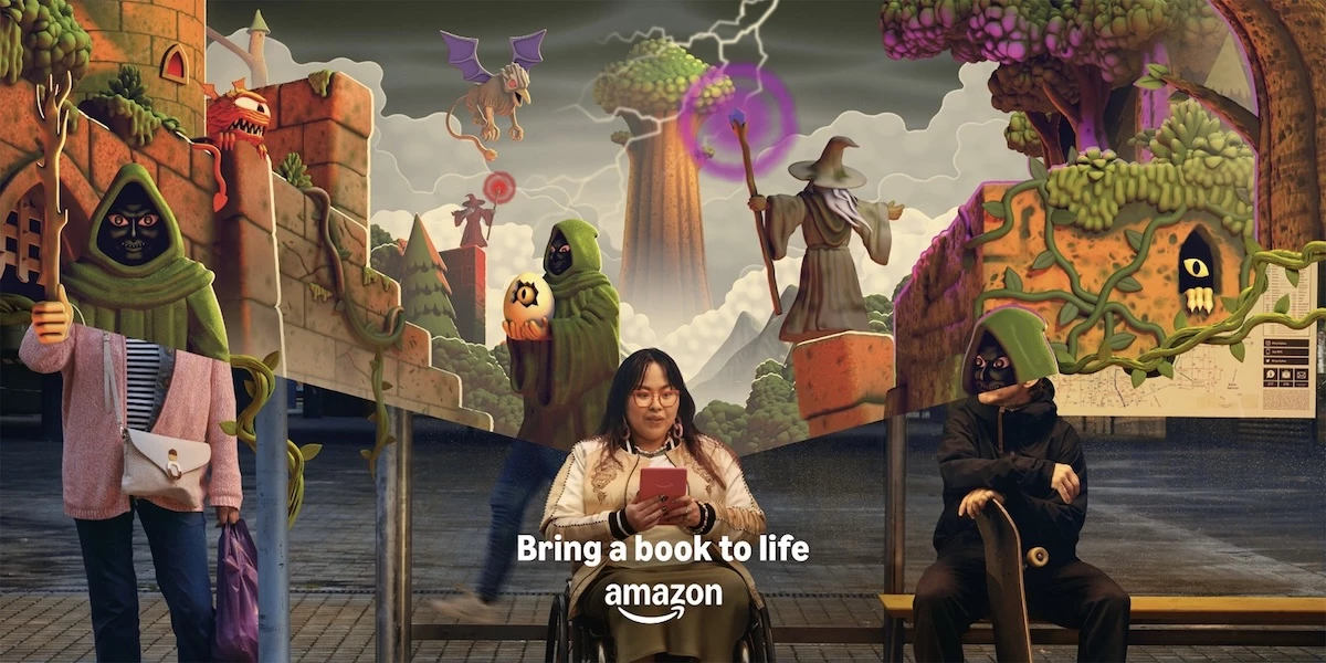 Amazon Books' "Bring a Book to Life" | Source: Amazon Books