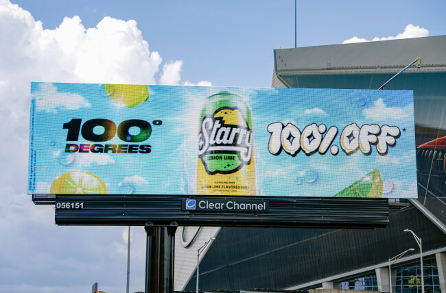 Starry's OOH billboard | Source: Starry Starry's OOH billboard | Source: Starry
