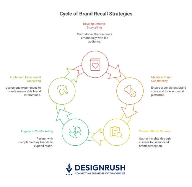 Brand recall strategies.