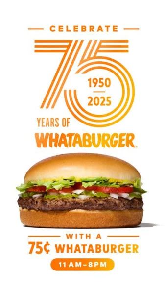 The Whataburger 75 Cent Promo | Source: Whataburger