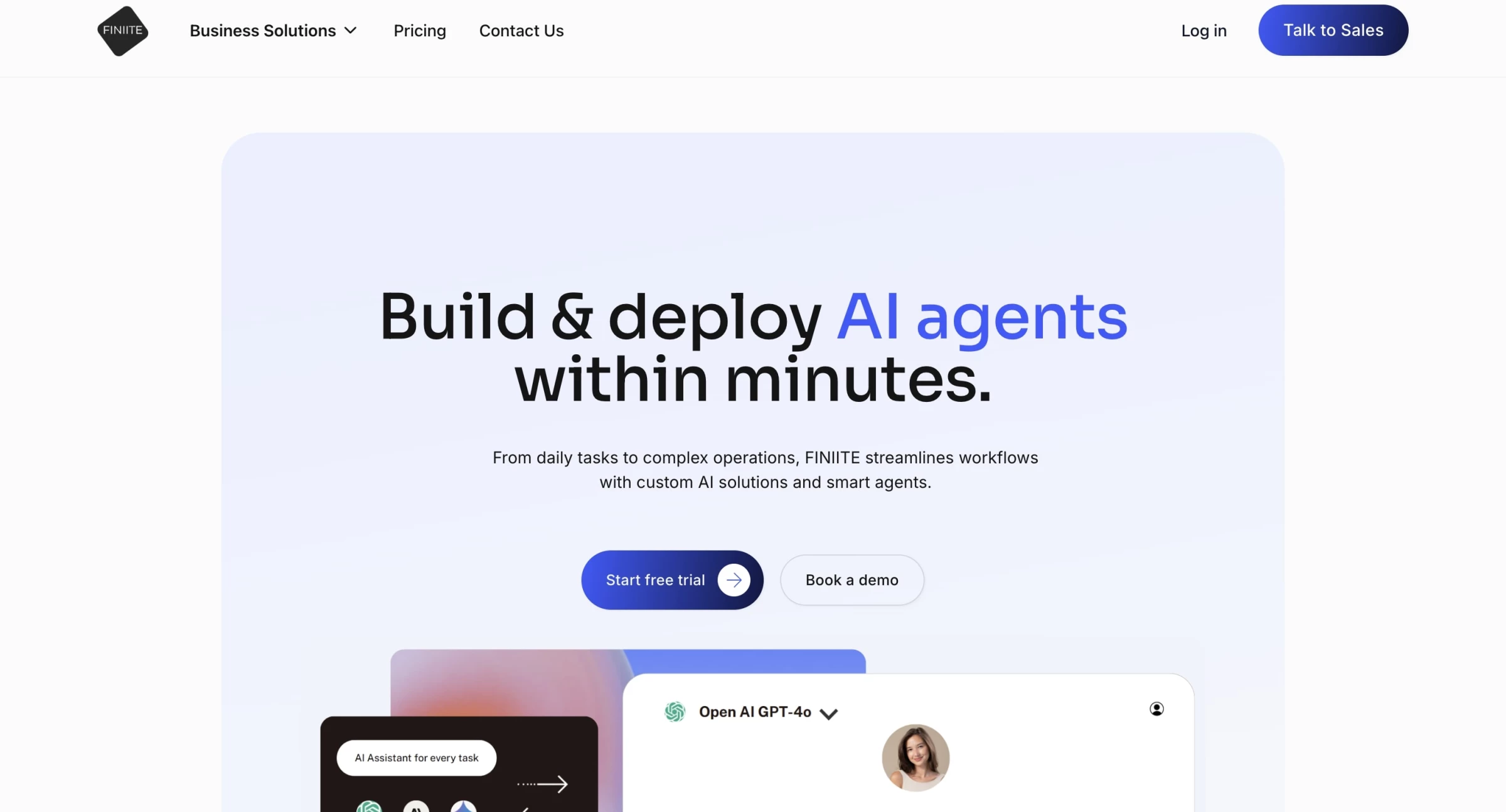 finiite website