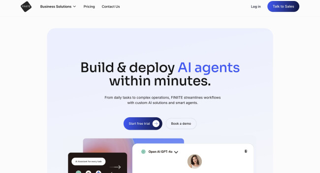 finiite website