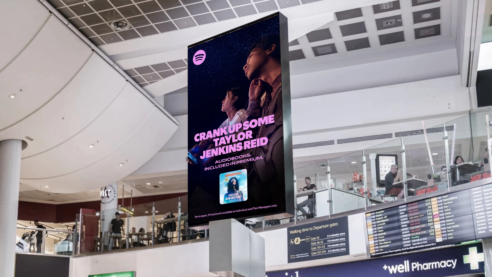 Spotify's 'Read Like You Listen' OOH Ad | Source: Spotify