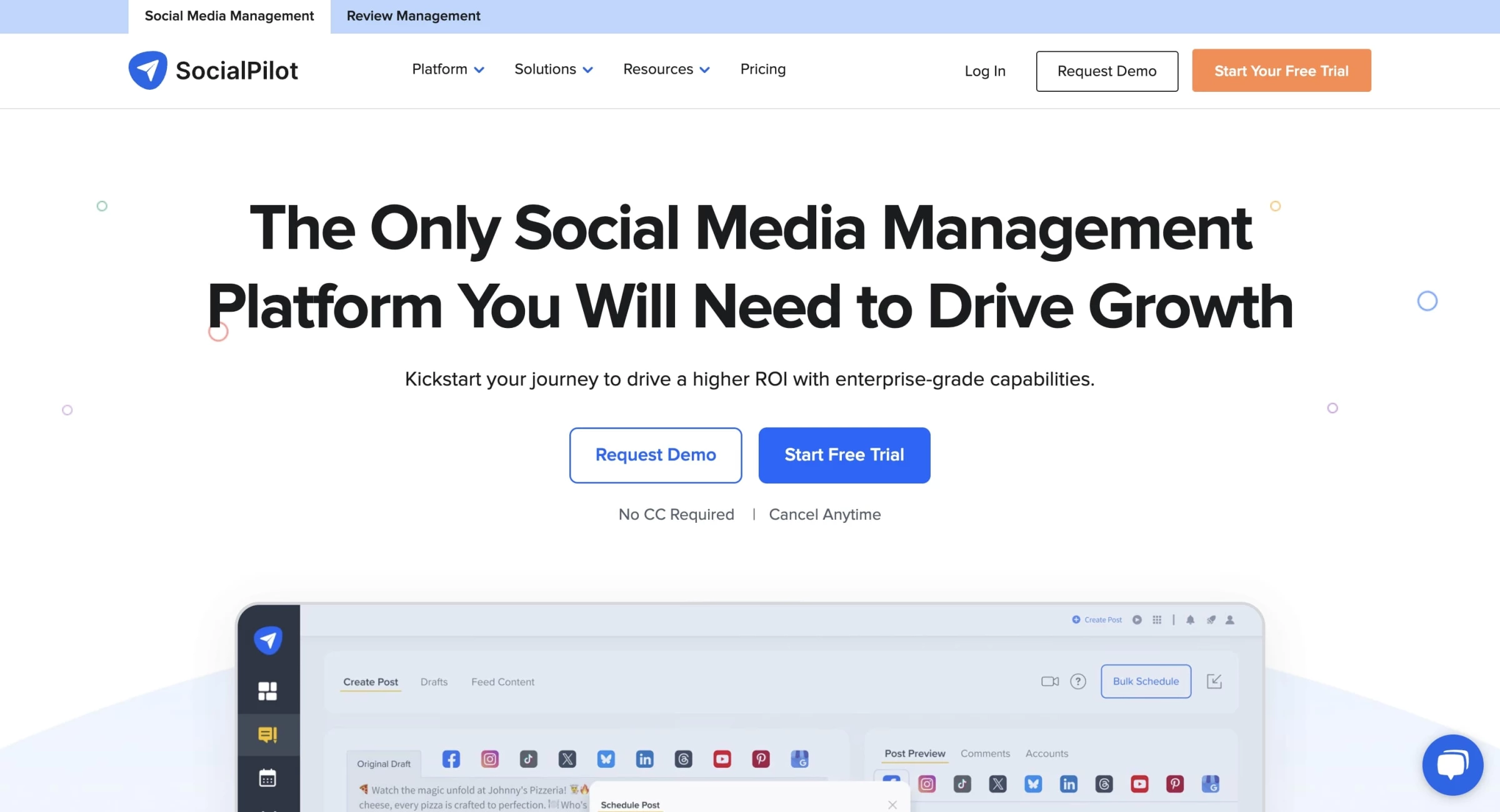 socialpilot website