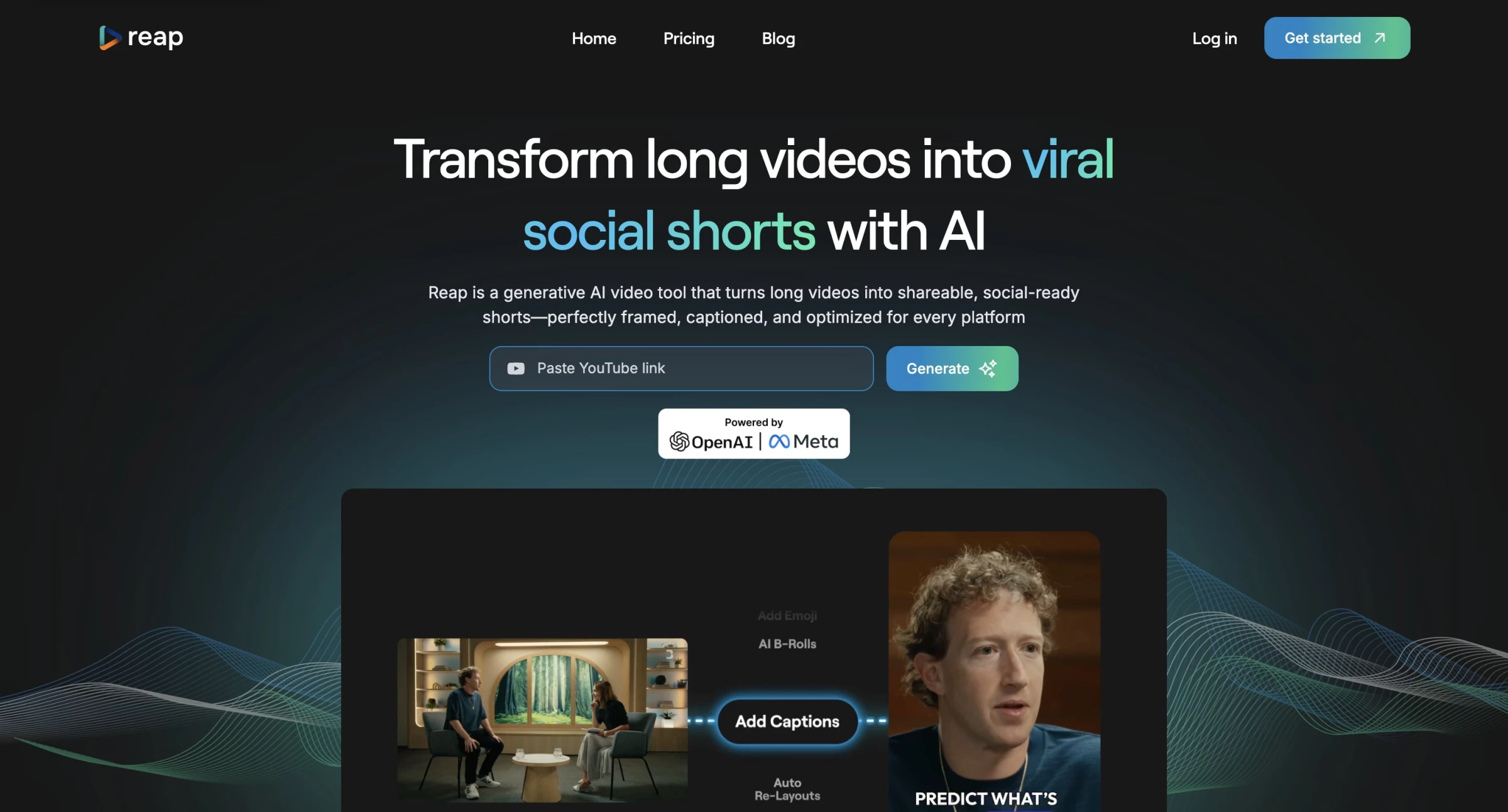 reap video website