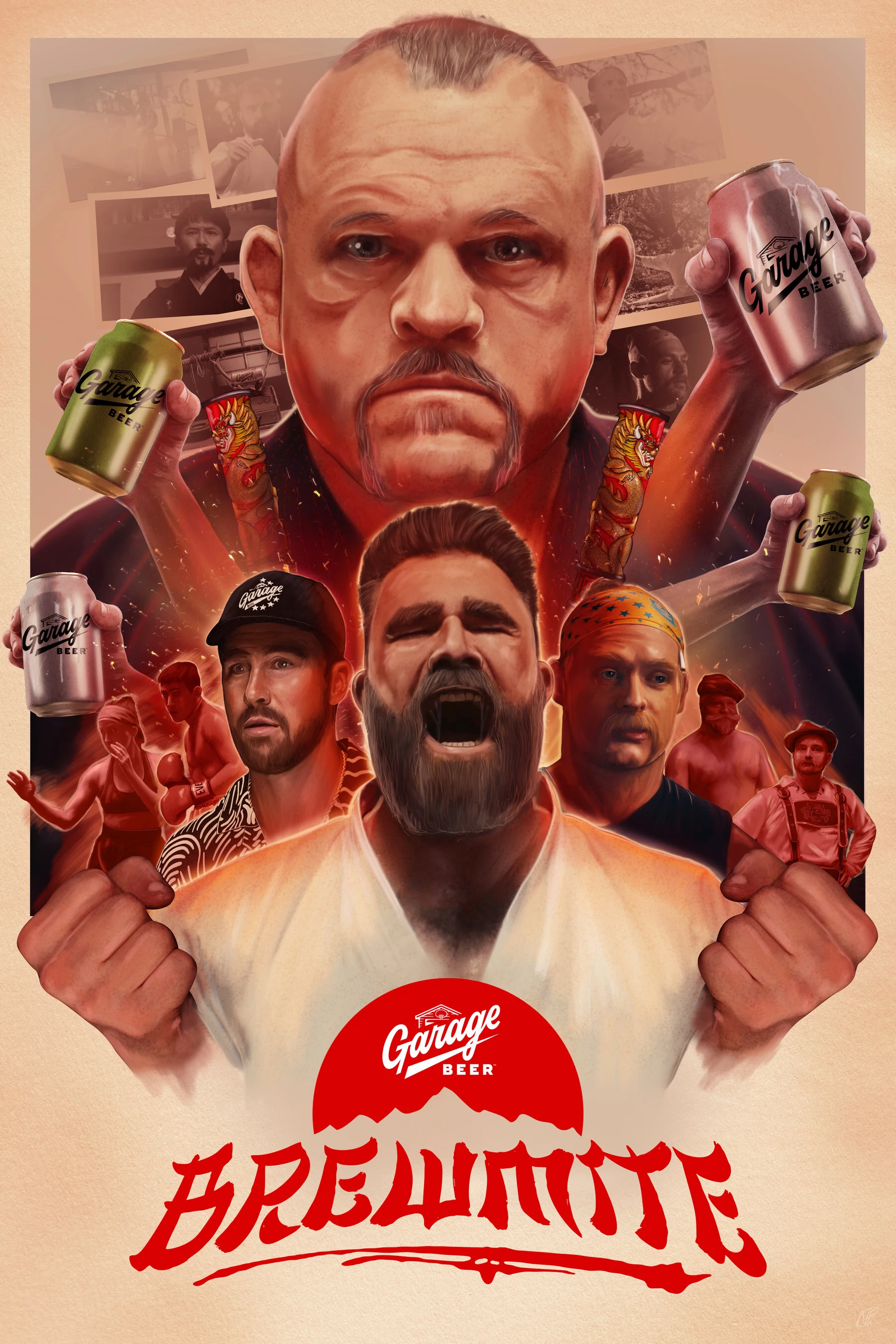 The official poster for Garage Beer's BREWMITE II