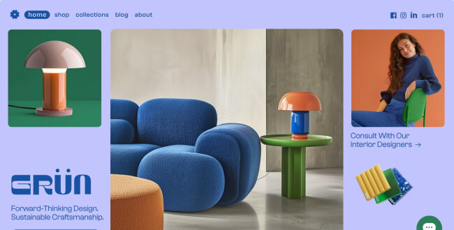 Wix website example.