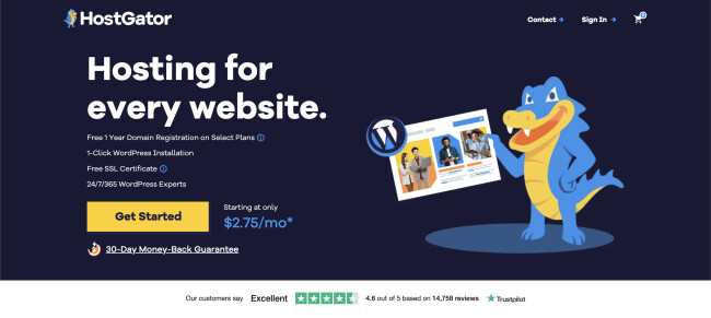 hostgator website