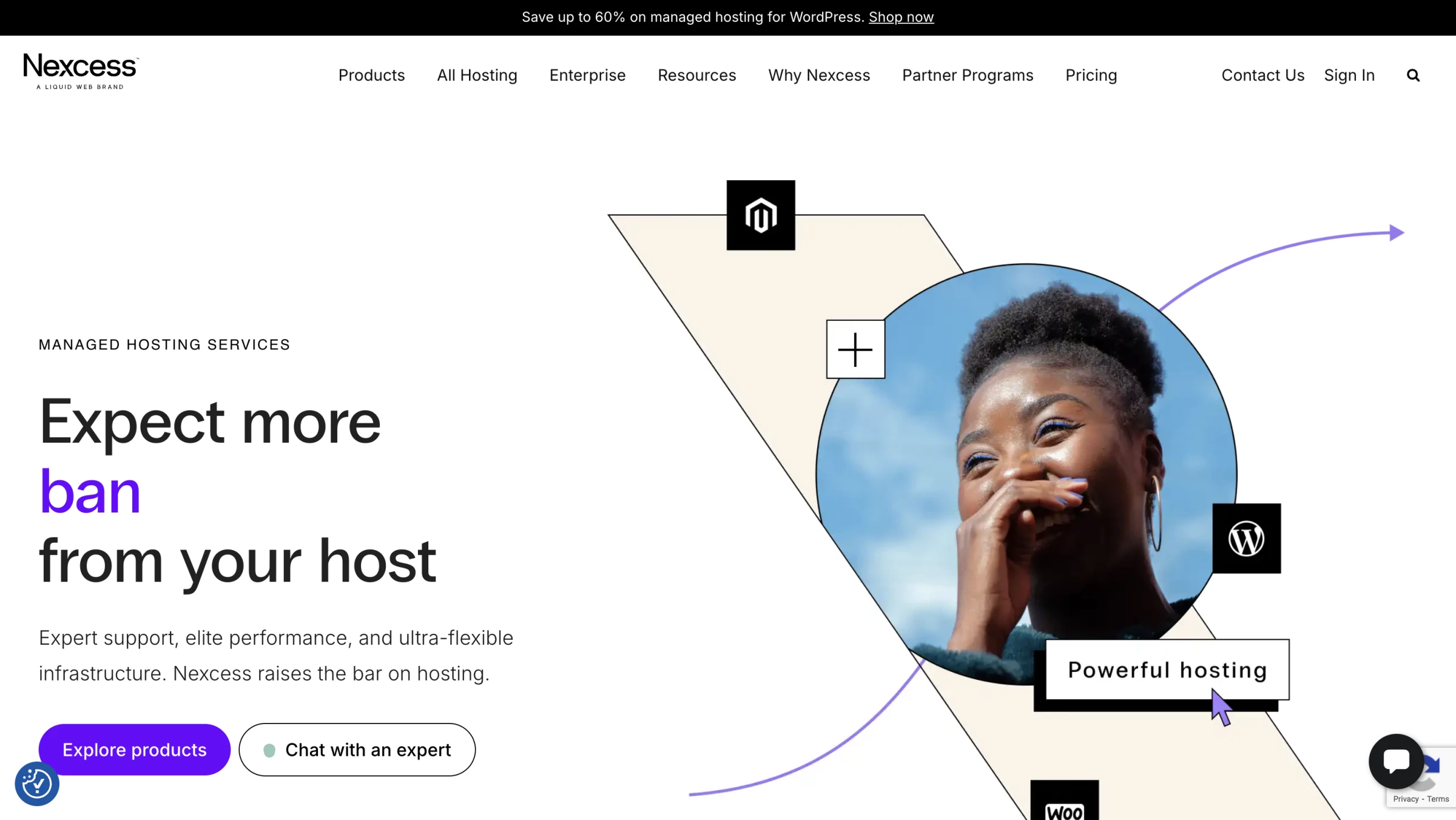 nexcess nexcess website