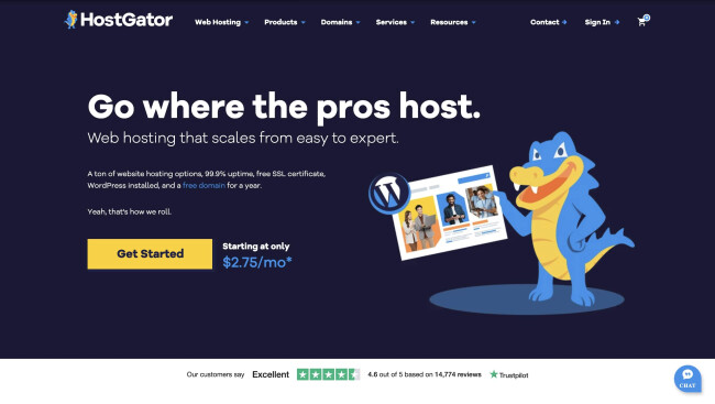 hostgator website