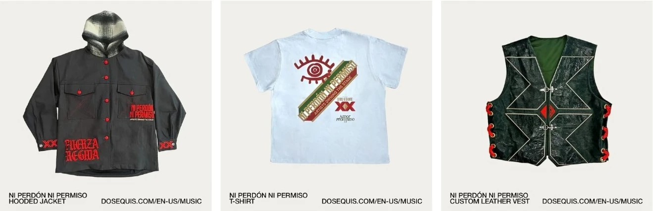 Ni Perdón, Ni Permiso Merch