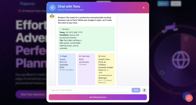 triponic chat