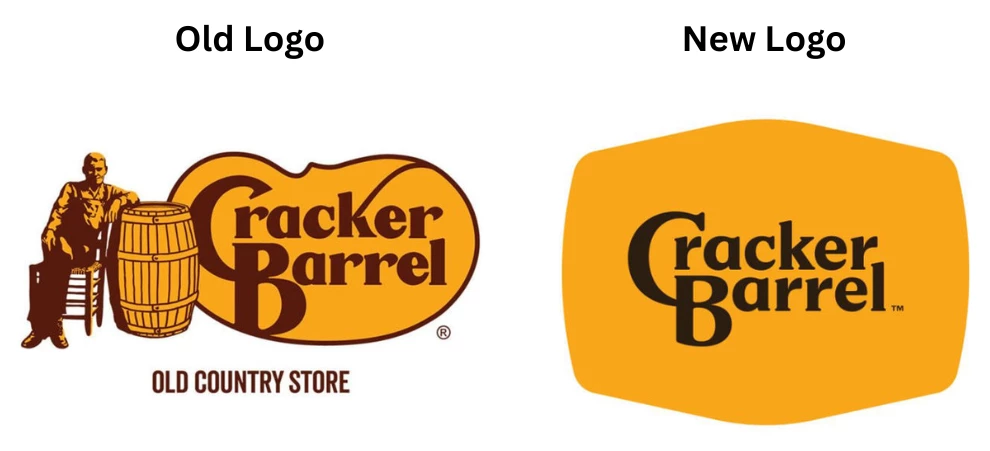 Cracker Barrel Old vs New Logo