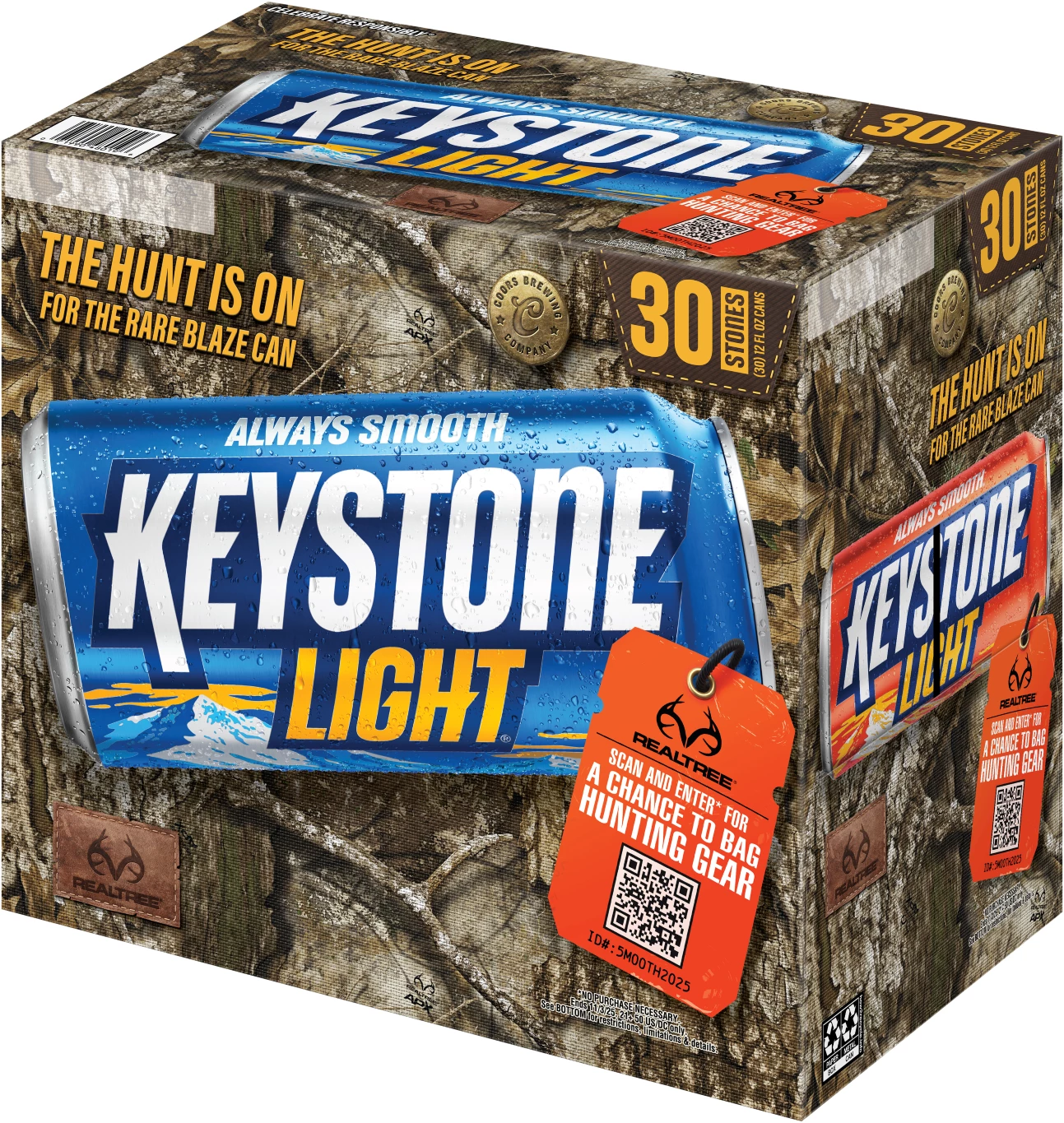 Keystone Light Realtree Hunt Can Pack