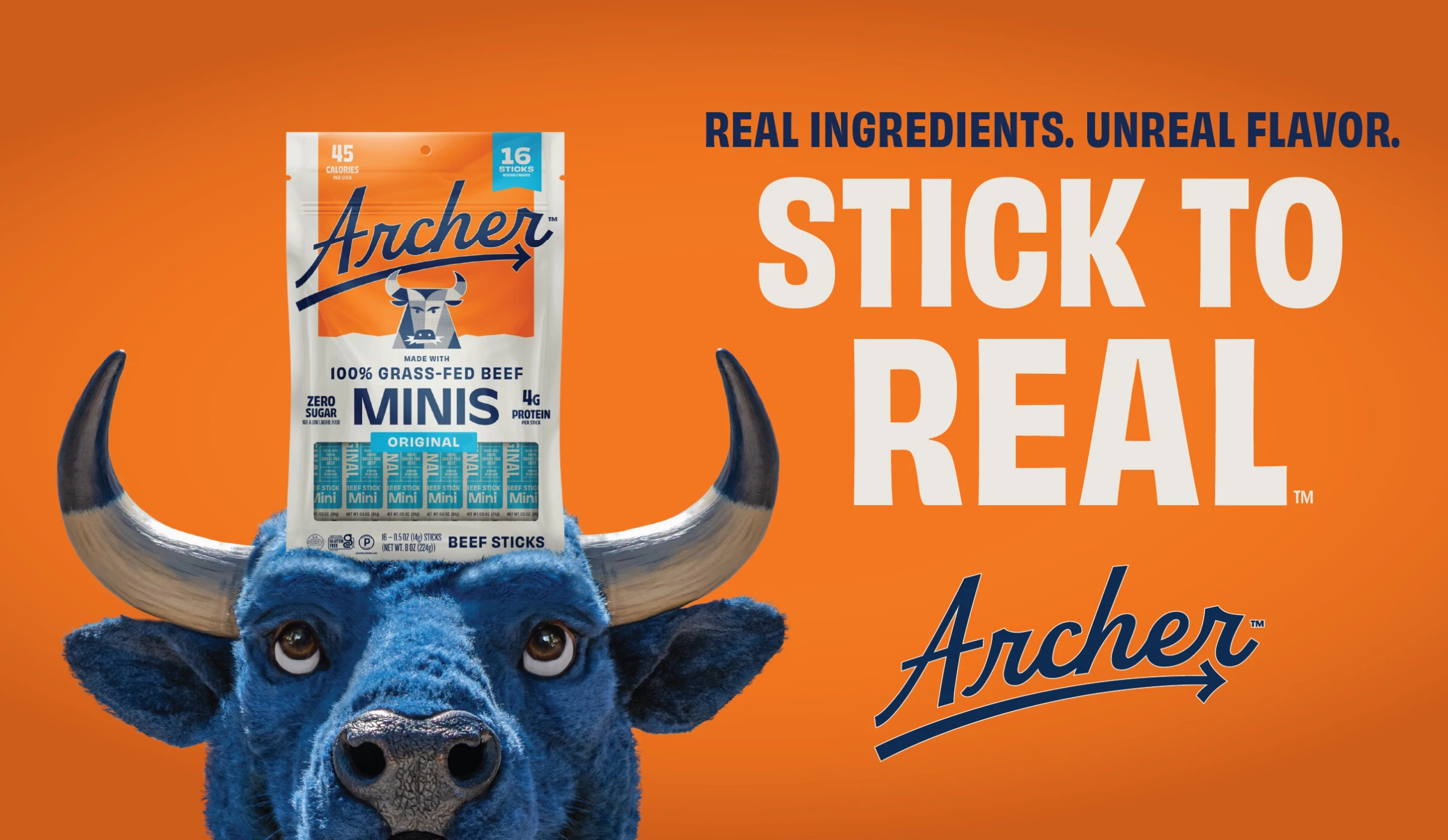 Archer “Stick to Real” Blue Bull