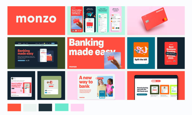 Monzo Bank website screenshot
