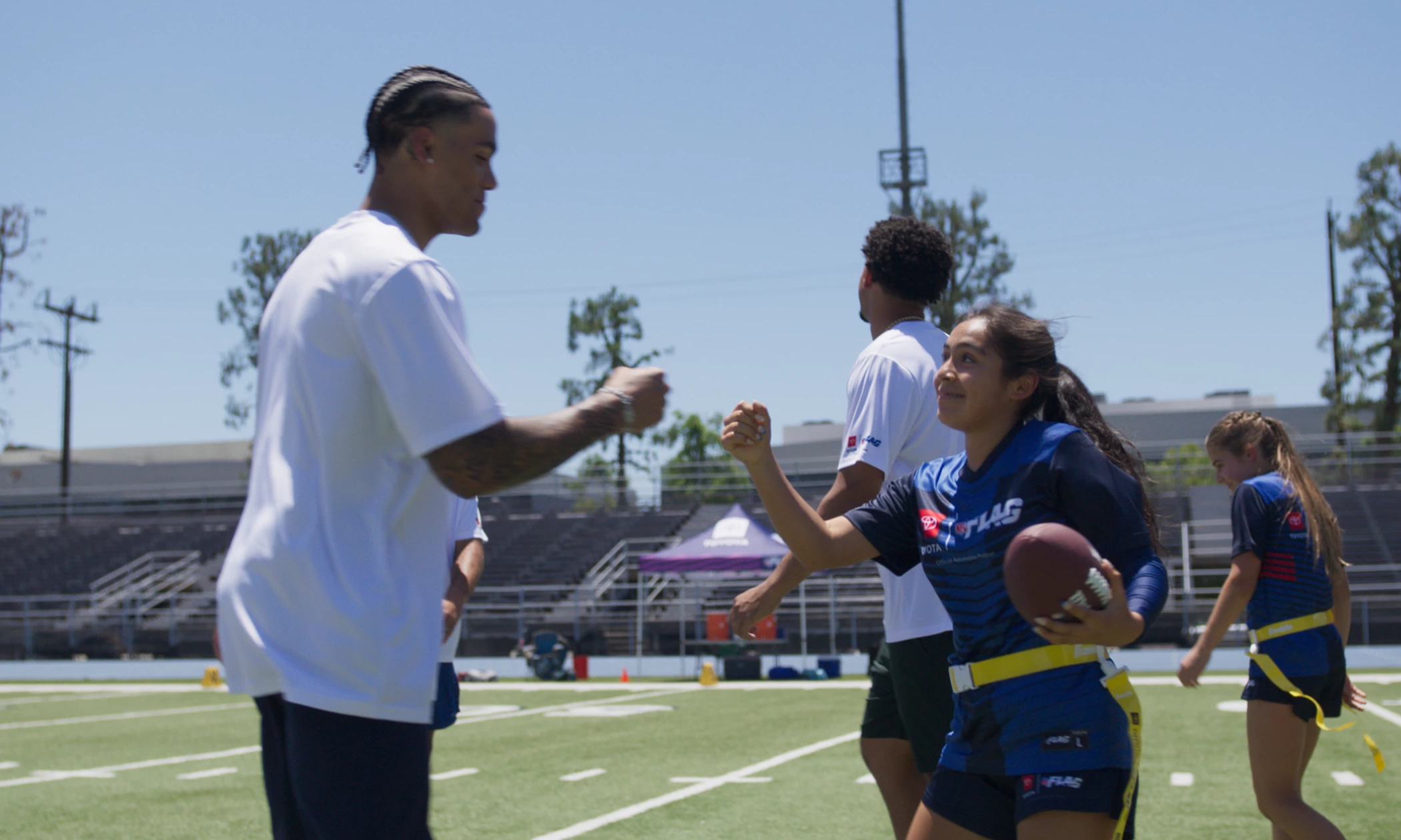 Fans in the pitch in Toyota's 'All In. All Season' Campaign | Source: Toyota USA