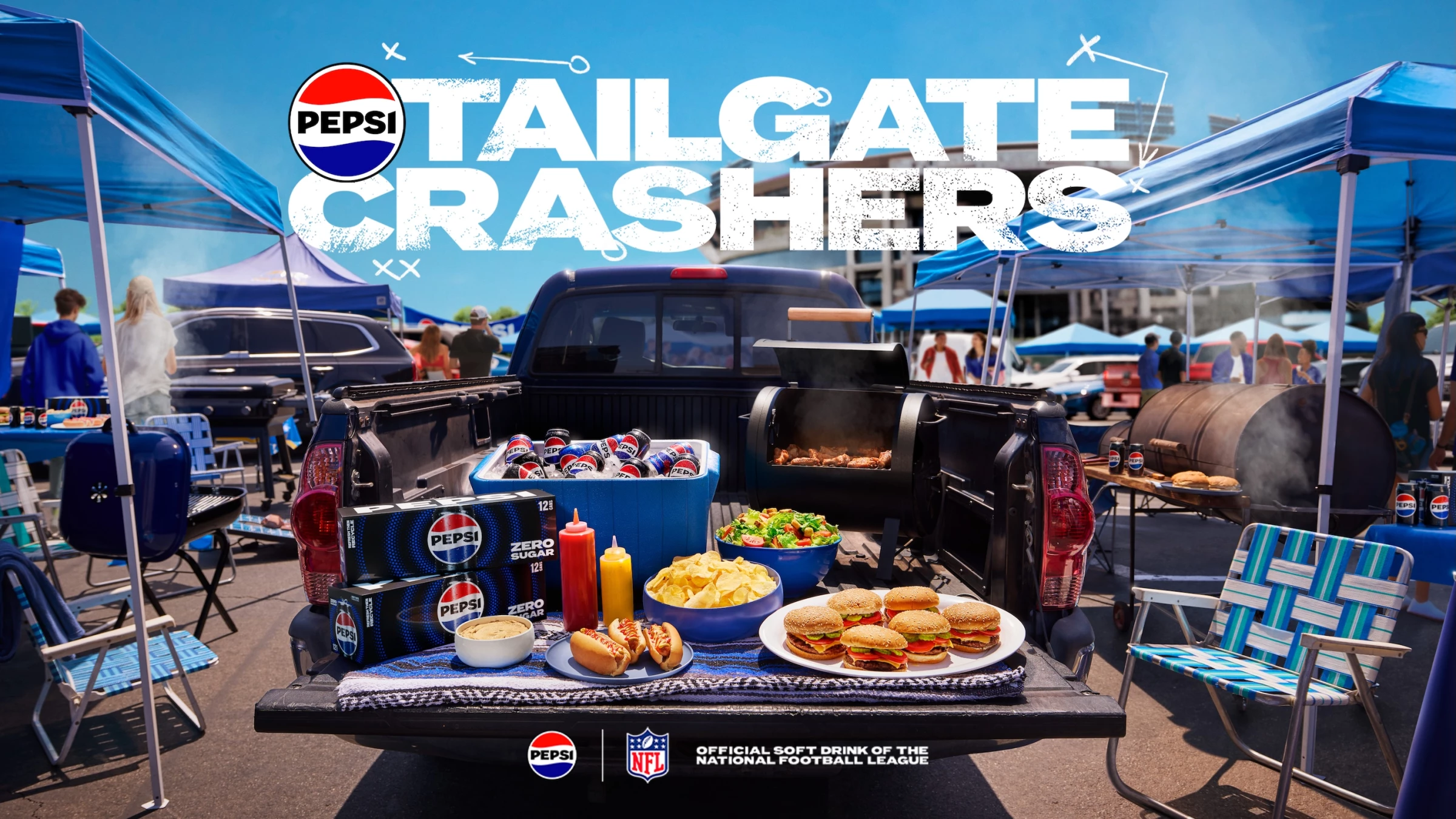 PEPSI's 'Tailgate Crashers' campaign for the 2025 NFL season