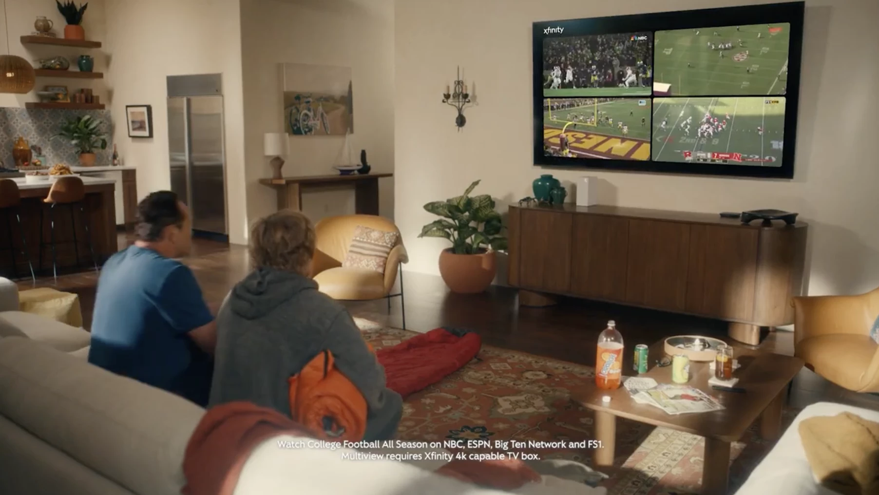 Owen Wilson and Vince Vaugh watch the games in Xfinity spot | Source: Xfinity