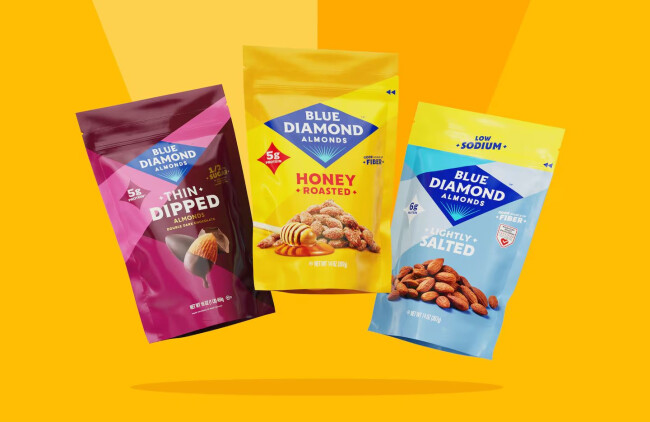 Blue Diamond Almonds Rebrand