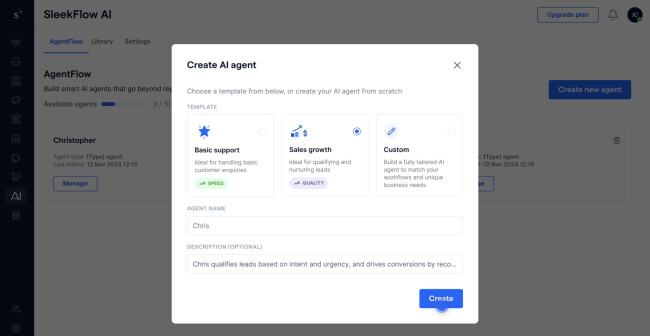 sleekflow assistant setup