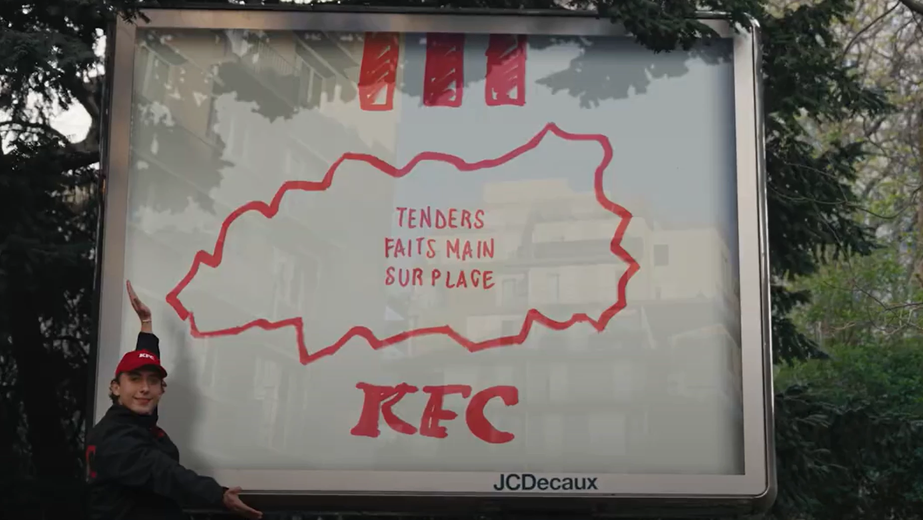 KFC's Handmade Billboards | Source: KFC France
