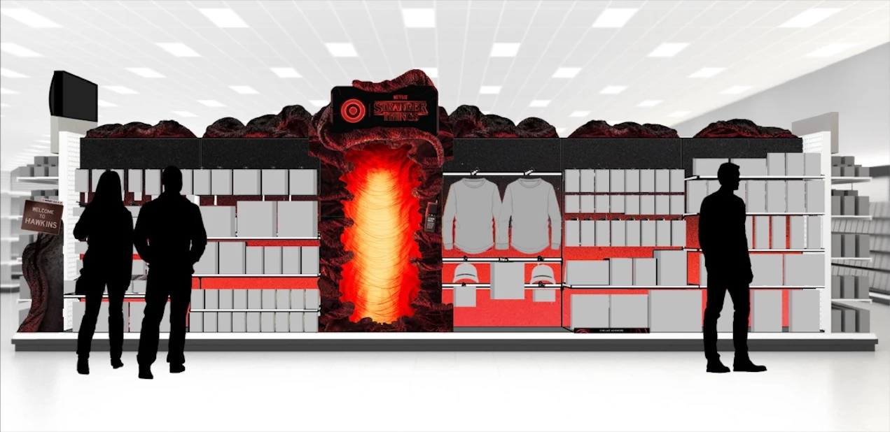 Target's 'Stranger Things' Store Experience A rendering of Target's 'Stranger Things' store experience