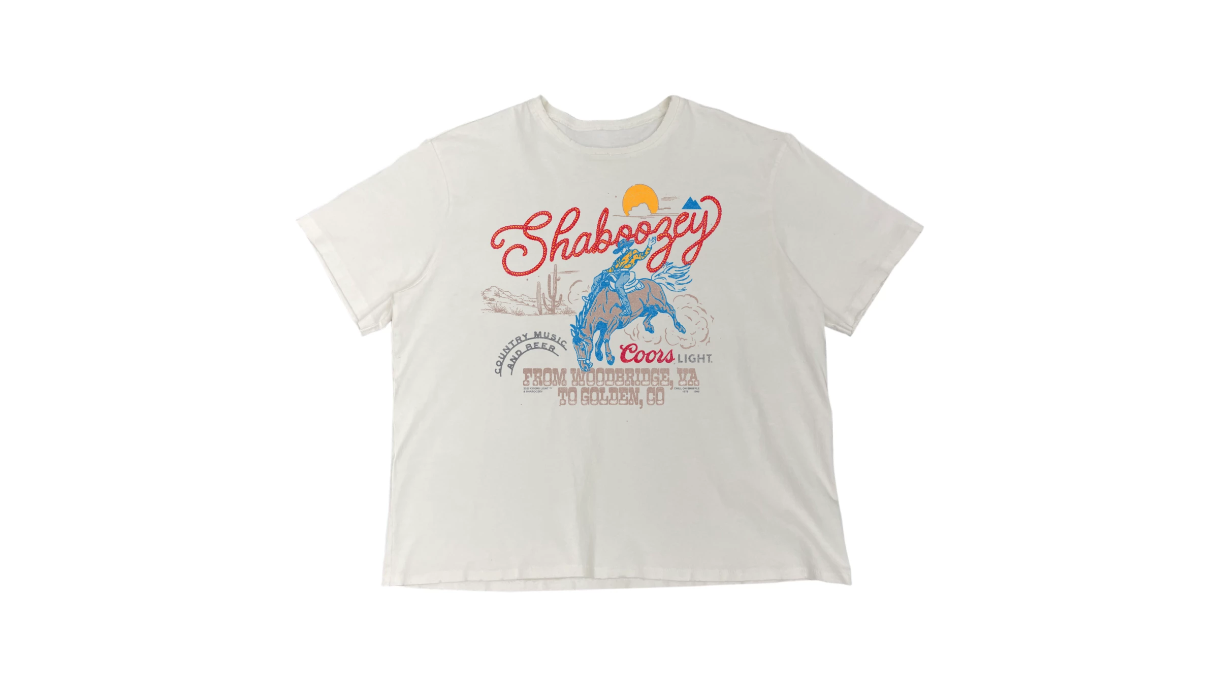 The new Coors Light x Shaboozey Shirt | Source: Coors Light