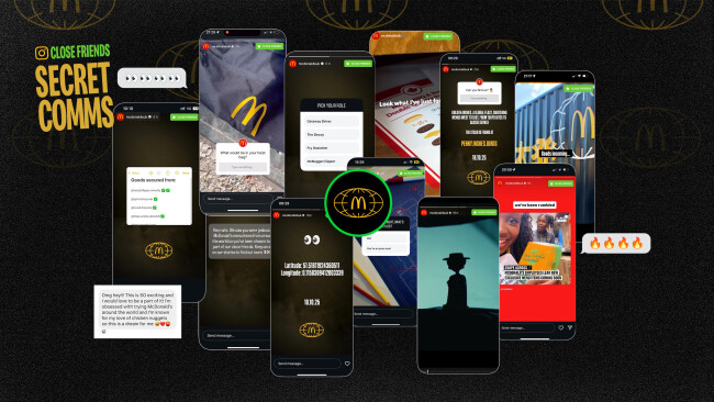 McDonald's Instagram Close Friends List