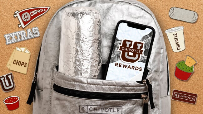 Chipotle's 'Boorito' U Rewards | Source: Chipotle Chipotle's 'Boorito' U Rewards | Source: Chipotle
