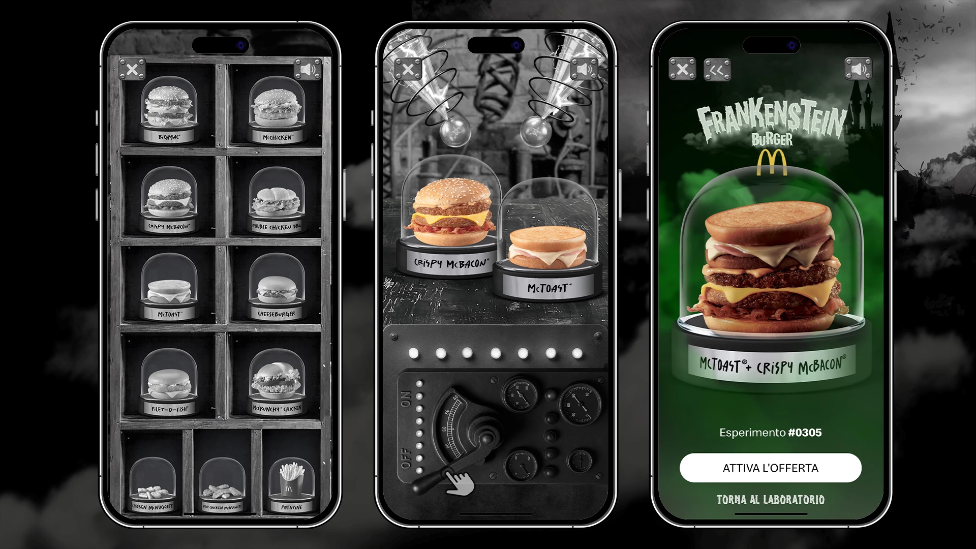 The Frankenstein Burger Lab Within the App