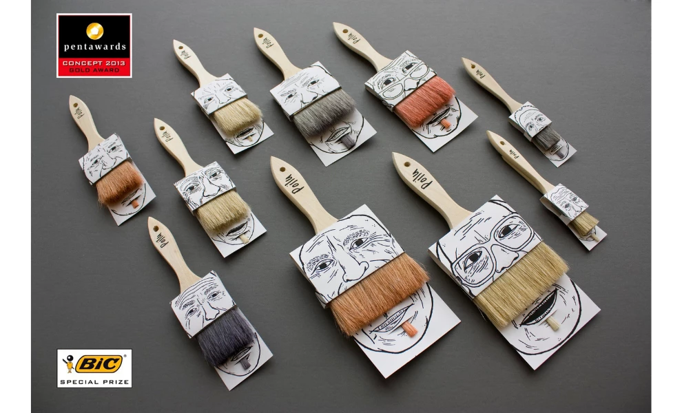 Poilu Paintbrushes