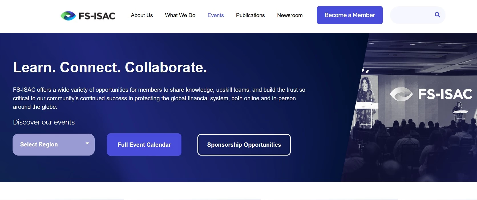 FS-ISAC Americas Spring Summit 2026 homepage. 