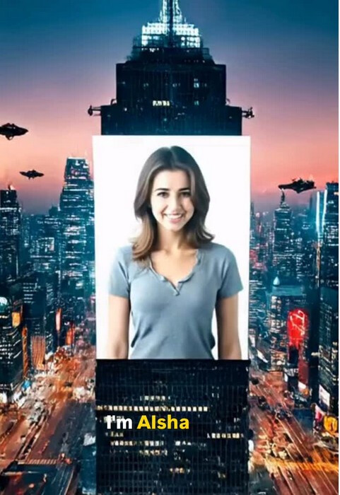 AI influencer Aisha NEO