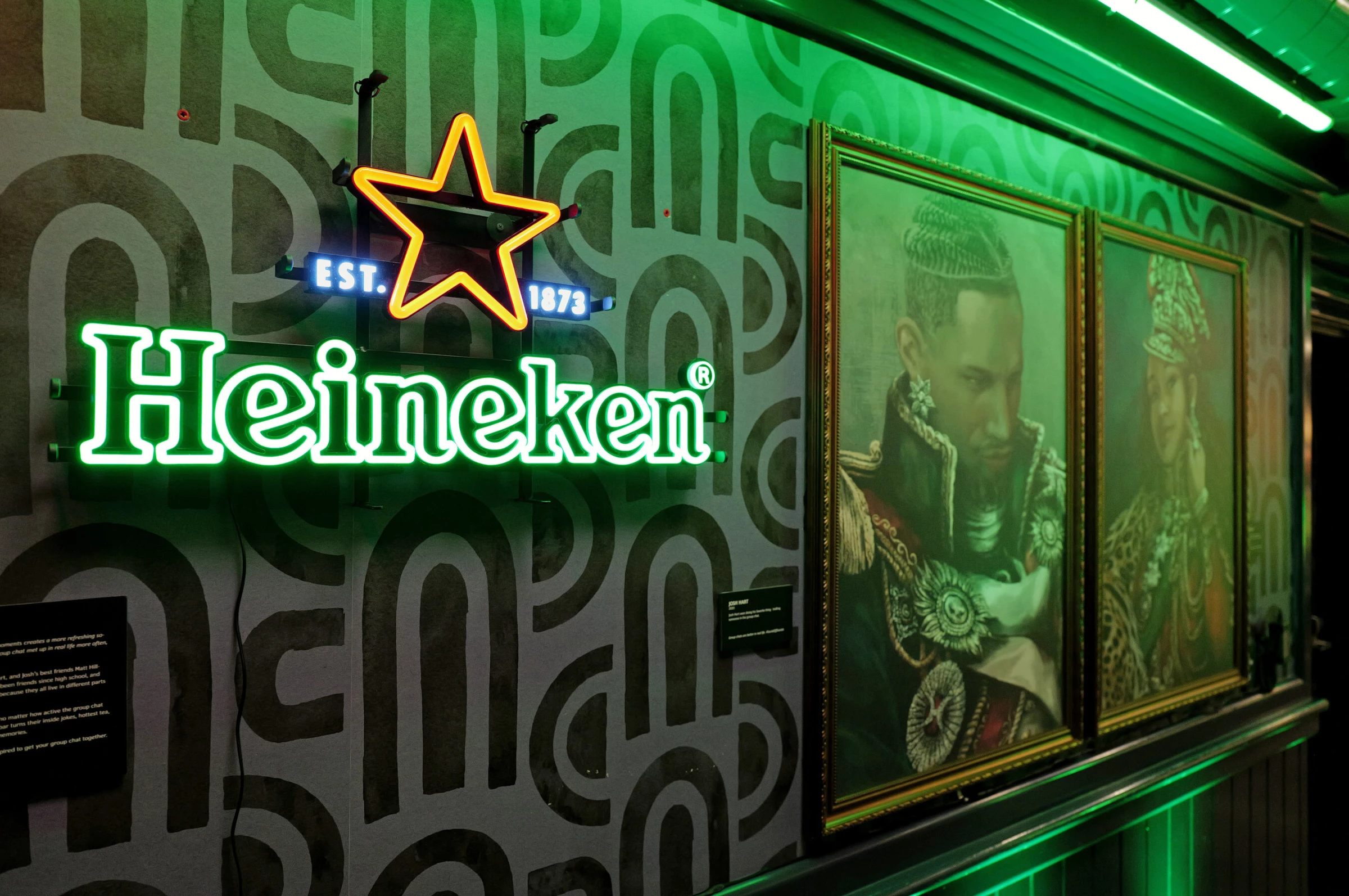 The "Cold Water" Group Chat Bar | Source: Heineken