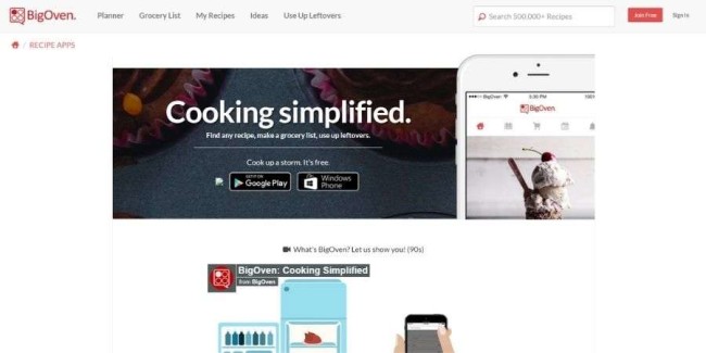 app landing page examples