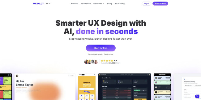 UX Pilot Website