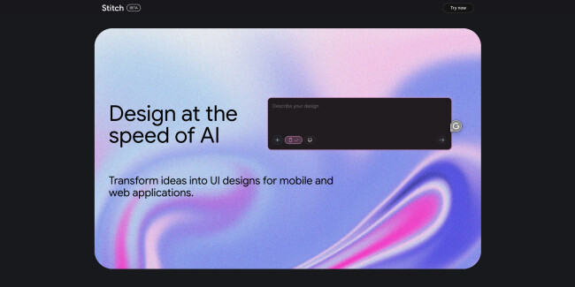 Google stitch website