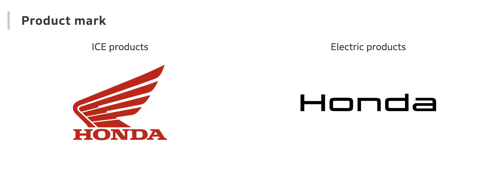 Honda Electric Motorcycles' New Logo | Source: Honda Honda Electric Motorcycles' New Logo | Source: Honda