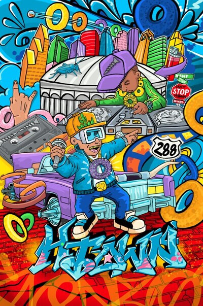 Poster Art by Gonzo247 (Houston) | Source: Froot Loops