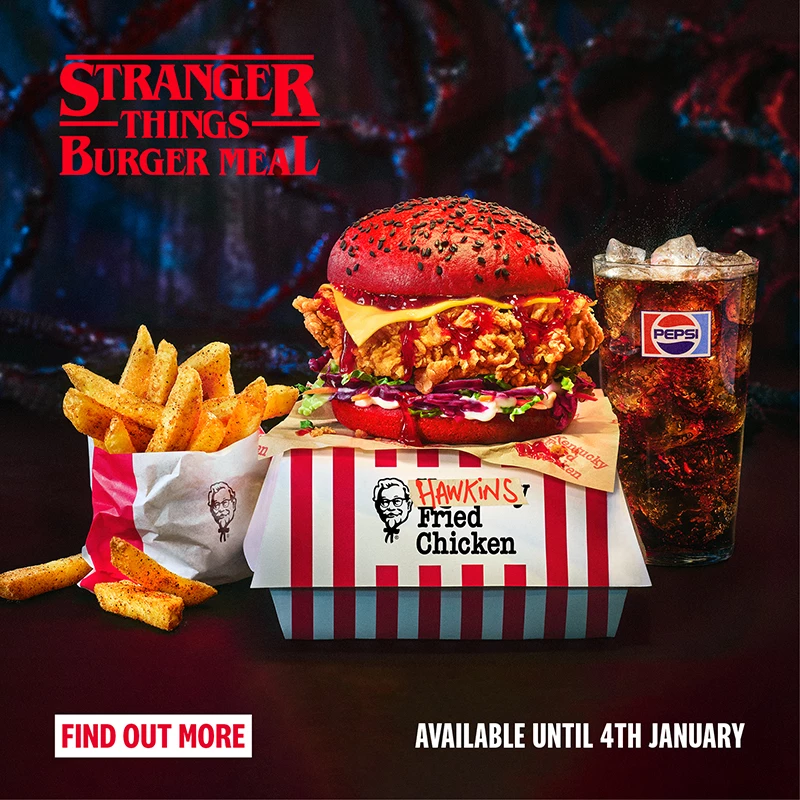 KFC stranger things menu
