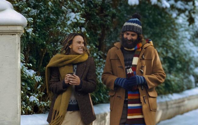 Keira Knightley and Joe Wilkinson in Waitrose's "The Perfect Gift"
