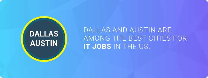 The best cities for IT jobs