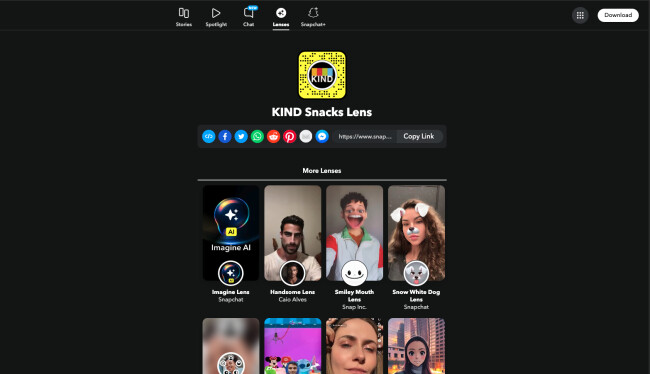 creative marketing idea creative marketing idea from kind and snapchat