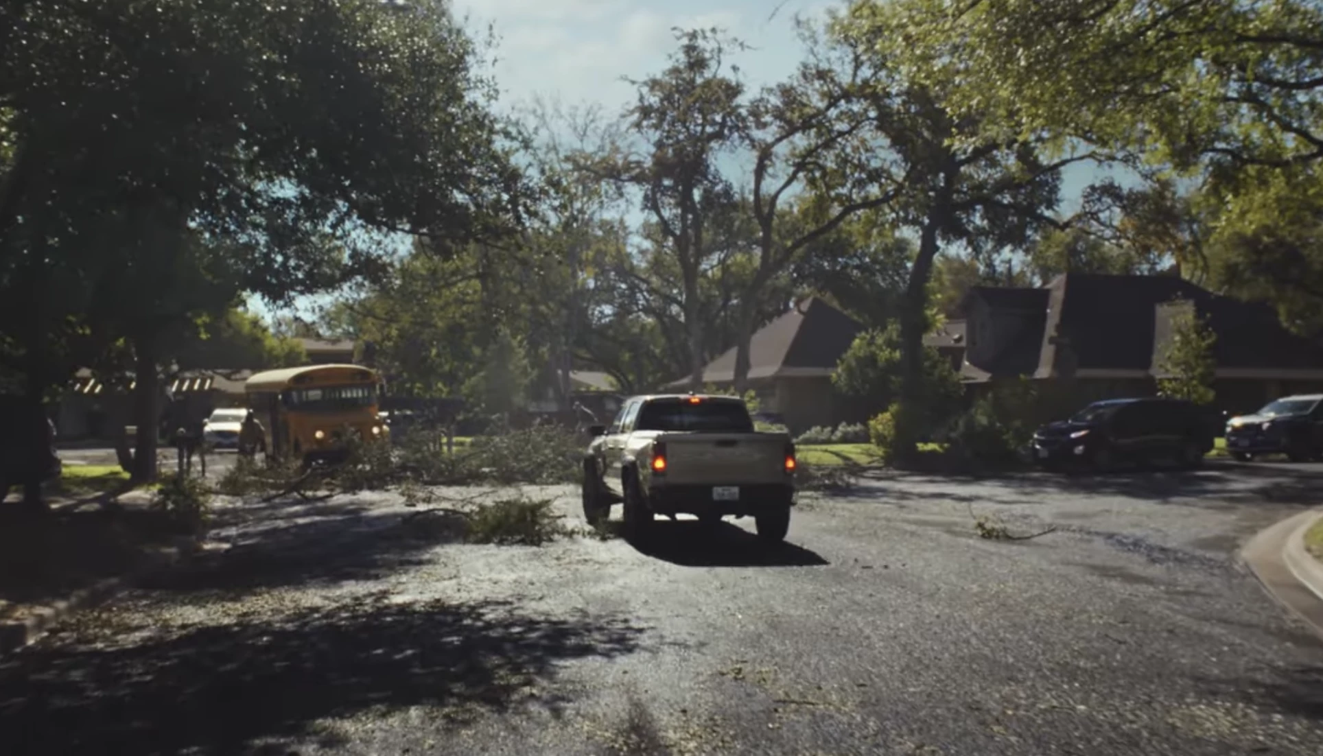 A 'Chevy Person' picks up his family from school | Source: Chevrolet